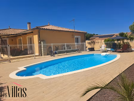 entre narbonne et lézignan-corbières - villa de plain-pied a