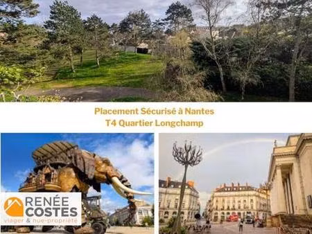 vente en nue propriété - f80 ans - nantes (44300)