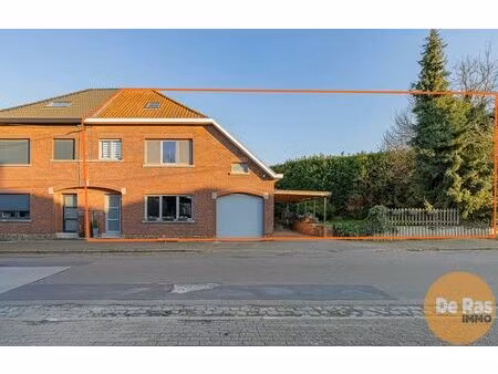 aaigem - gezinswoning met 4 slk tuin en garage op topligging