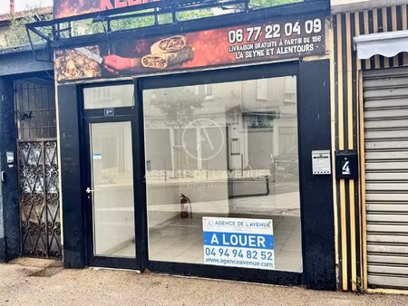 location local commercial 14m² la seyne sur mer 83500