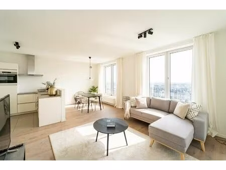 gemeubeld appartement met 2slpks op 12e verdiep  't eilandje