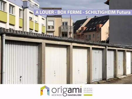schiltigheim - box fermé