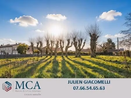 vente terrain 407 m² arbanats (33640)