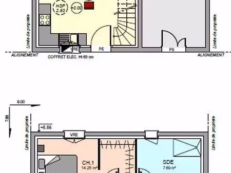 vente maison neuf 4 pièces 92m2 villedoux - 225890 € - surface privée