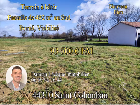 terrain - 492 m²
