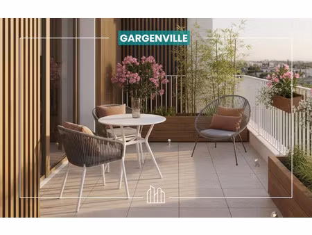 vente appartement neuf 2 pièces 38m2 gargenville - 169900 € - surface privée