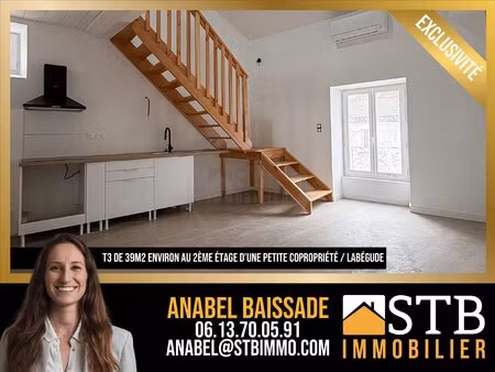 appartement entièrement rénové avec mezzanine - labégude