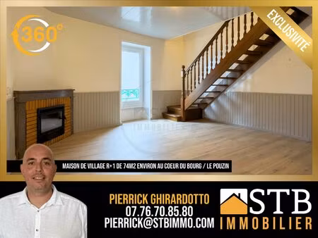 maison de village rénovée avec caves au pouzin