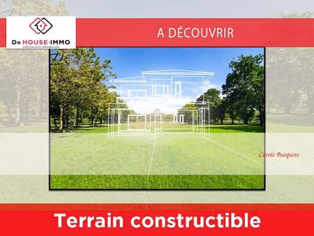 joli terrain constructible 724 m2  en campagne