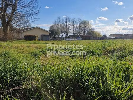 vente terrain 500 m² laruscade (33620)