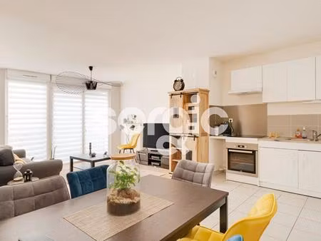 jarville la malgrange / t3 64m² balcon + 2 parkings / vendu loué