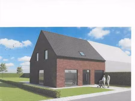 terrain avec projet de construction d'une villa sous la loi