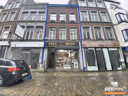 immeuble mixte-superficie commercial de 71m2 avec triplex
