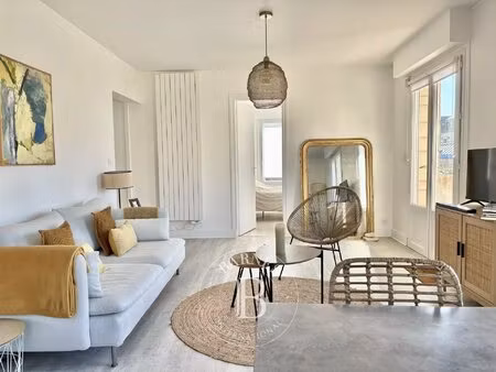 saint aubin sur mer  charmant appartement rénové (66m²) avec balcon et parking