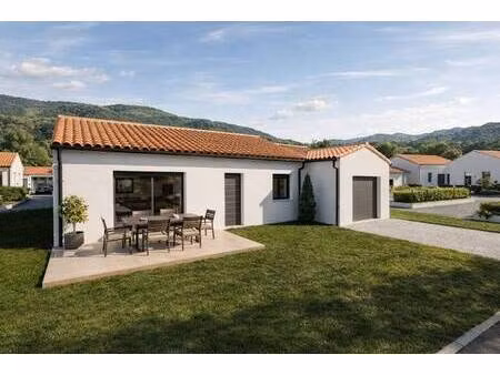 terrain avec maison neuve à vendre