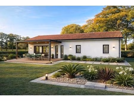 terrain avec maison neuve à vendre