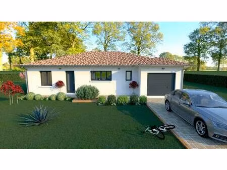 terrain avec maison neuve à vendre