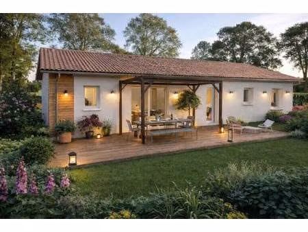 terrain avec maison neuve à vendre