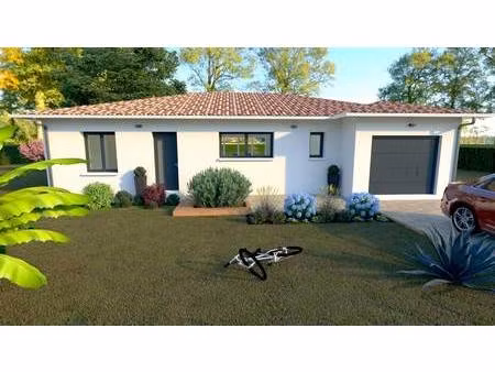 terrain avec maison neuve à vendre