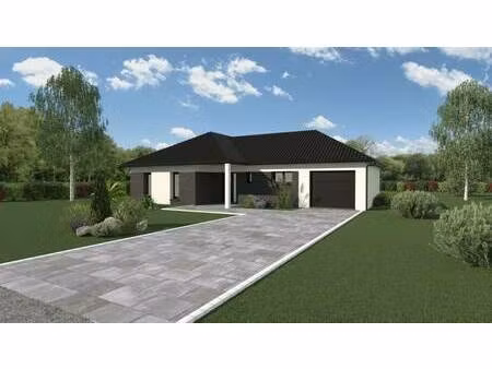 terrain avec maison neuve à vendre