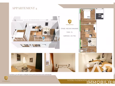 vente appartement 2 pièces 36 m² à fougeres (35300)  81 559 €