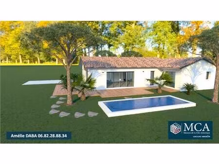 terrain avec maison neuve à vendre