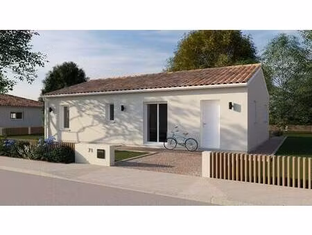 terrain avec maison neuve à vendre