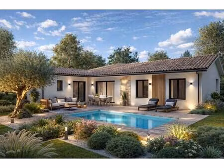 terrain avec maison neuve à vendre