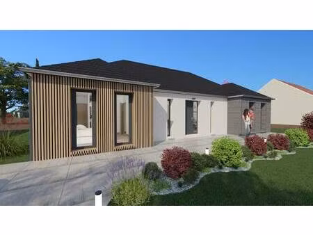 terrain avec maison neuve à vendre