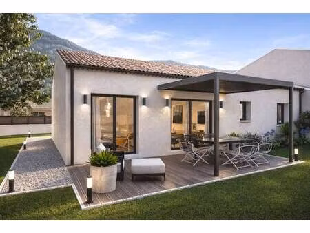 terrain avec maison neuve à vendre