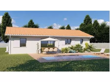 terrain avec maison neuve à vendre