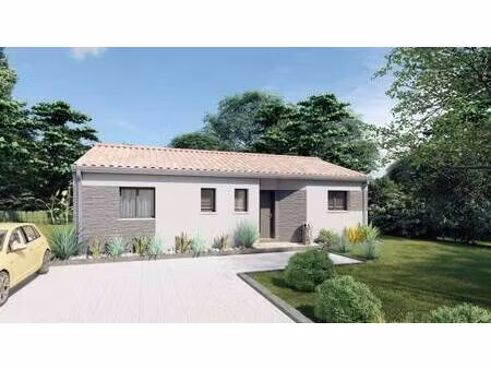 terrain avec maison neuve à vendre