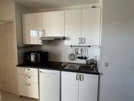 t2 clim + terrasse + parking rotondes