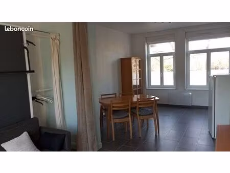 studio meublé avec terrasse et garage