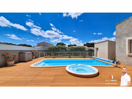 villevieille villa t6 de 130m2 sur 800m2 de terrain avec pis