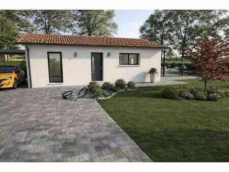 terrain avec maison neuve à vendre