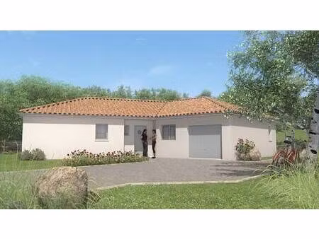 terrain avec maison neuve à vendre