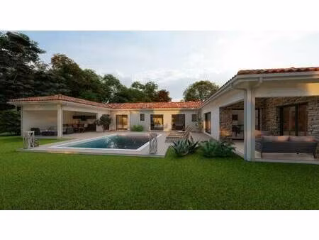 terrain avec maison neuve à vendre