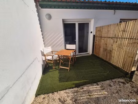 studio meublé à 100m mer – idéal saisonnier