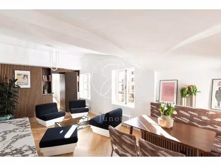 paris 18e - villa des platanes - appartement à vendre - 2 pièces - 46 62m² carrez - vues d