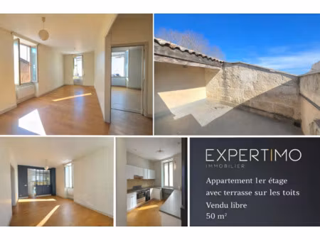 exclu - nimes centre ville - montcalm - petit immeuble - 2 t2 independants - investissemen