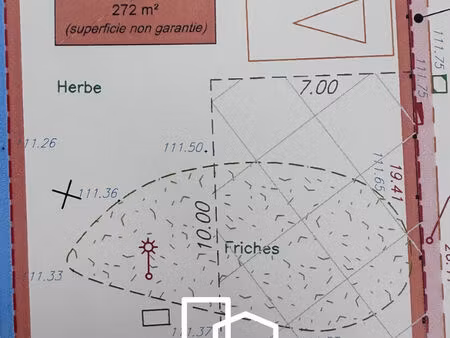 terrain st ouen en brie 272 m2