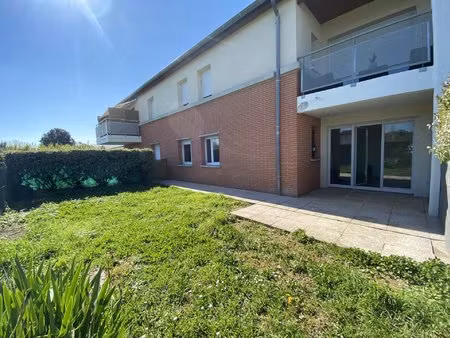 villeneuve tolosane - t3 jardin + box + pkg