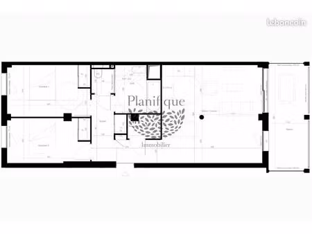 appartement 3 pièces 69 m²