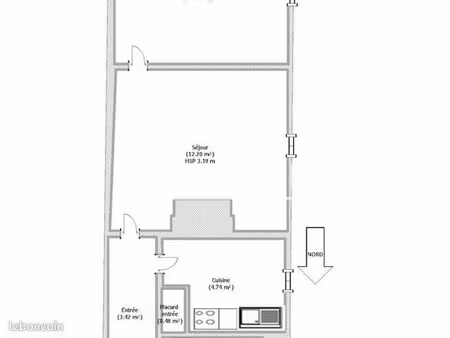 appartement 2 pièces 34 m²