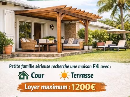 recherche maison f4 au tampon