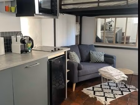 studio meublé . centre-ville  bléré