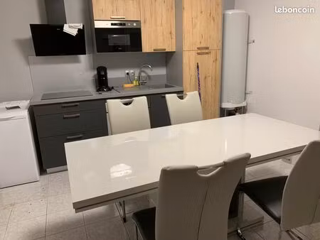 f2 meublée avec jardin