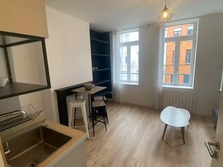 t1 bis meublé - rue jeanne d’arc - lille centre