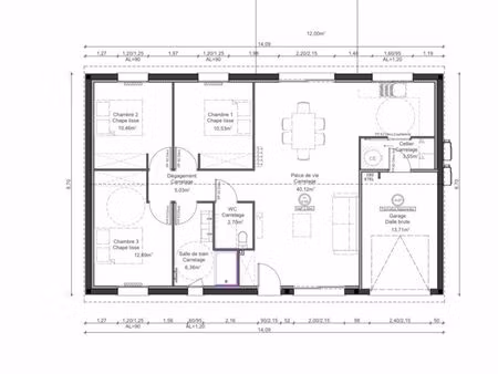 maison • 4 pièces • 105 m2